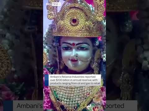 Wedding preparations for son of India's richest man
