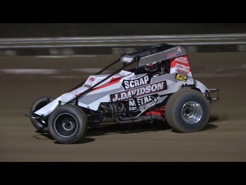 Sights &amp; Sounds: Ocala USAC Sprint Car Practice - Feb. 15, 2023 - dirt track racing video image