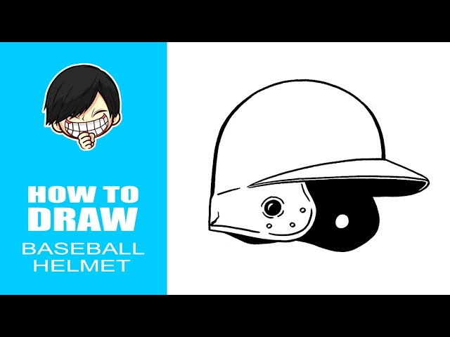 How to Draw a Baseball Helmet