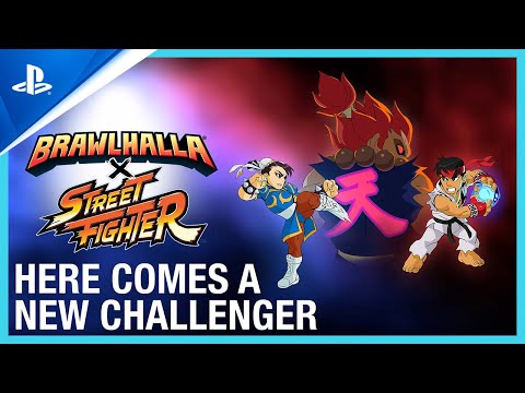 Brawlhalla - Street Fighter Crossover Trailer | PS4