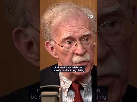'The Ayatollahs are waiting to see if Trump will chicken out' John Bolton to DW | DW News