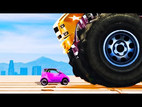 INDESTRUCTIBLE CAR vs. MINI CAR! (GTA 5 Funny Moments) - UCfLuMSIDmeWRYpuCQL0OJ6A