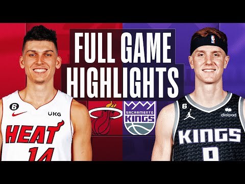 HEAT at KINGS | NBA FULL GAME HIGHLIGHTS | October 29, 2022 video clip