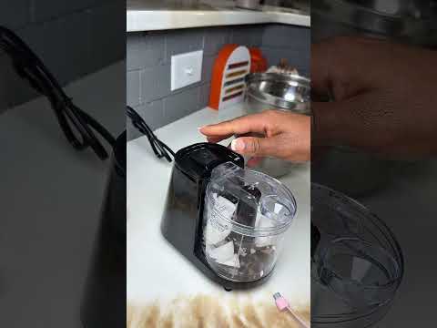 This electric veggie food chopper comes in handy every time! Especially if I want finely chopped