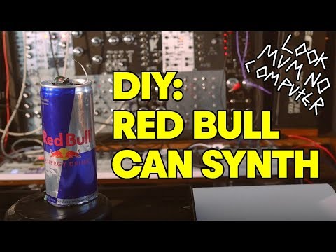 How to make a synthesizer from a Red Bull can. | w/ Look Mum No Computer - UCblfuW_4rakIf2h6aqANefA