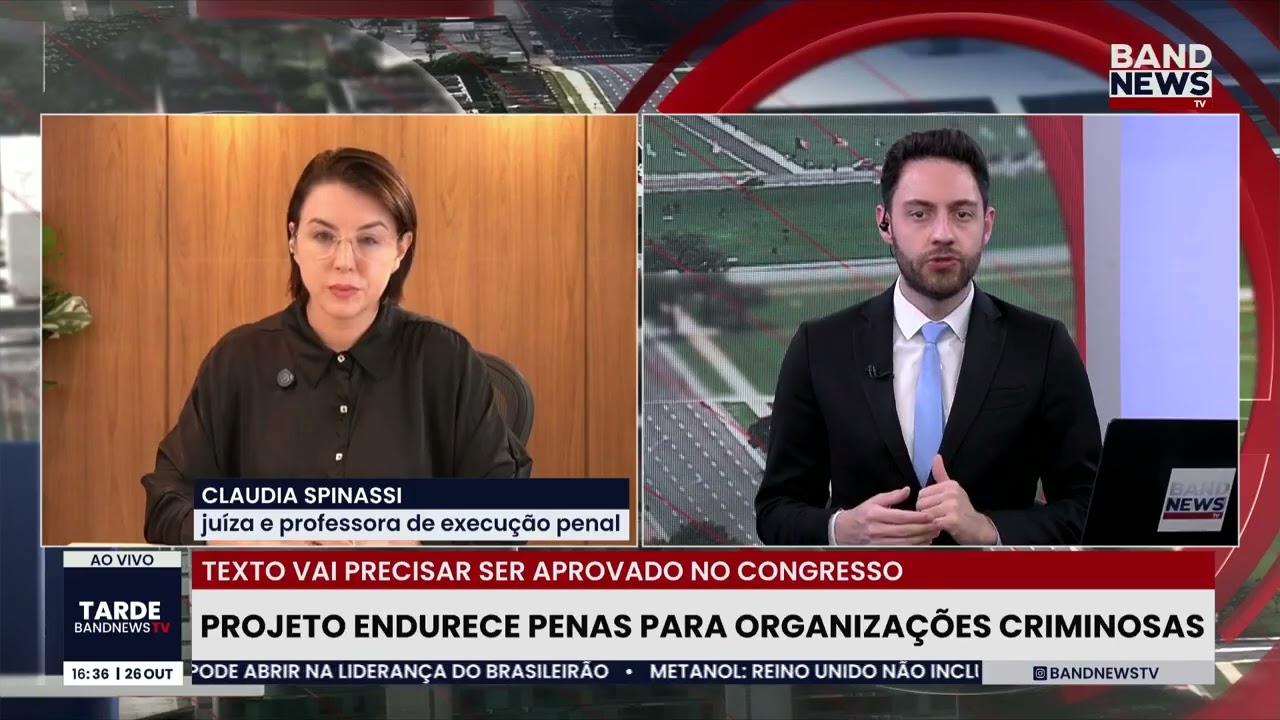 Projeto endurece penas para organizações criminosas | BandNews TV