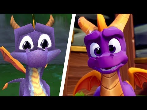 Spyro Reignited Trilogy - All Intros Comparison (PS4 vs Original) - UC-2wnBgTMRwgwkAkHq4V2rg