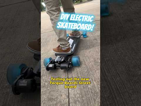 Testing TorqueBoards Street Electric Skateboard #electricskateboard #esk8 #skateboarding #fyp