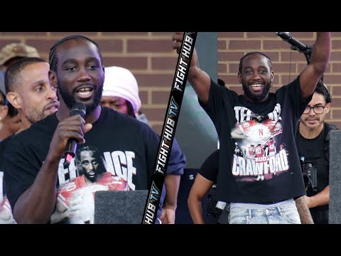 Omaha SENDS Crawford OFF for Canelo fight – SHOWS OUT in appreciation for bud!