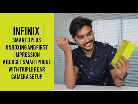 Video - Technology Video - Infinix Smart 3 Plus Budget Phone with 3 Rear Camera Unboxing & First Impression #India #Android