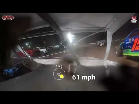 #4W Tyler Wolff - USMTS Modified - 4-20-2024 Tri-State Speedway - In Car Camera - dirt track racing video image