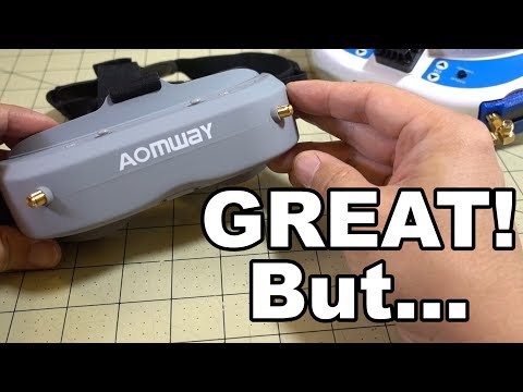 AOMWAY Commander FPV Goggles Review  - UCnJyFn_66GMfAbz1AW9MqbQ