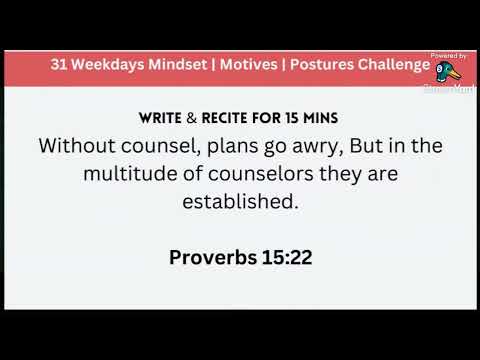 Best Mindset Quotes are Scriptures Experience Mindset for Growth from God Day 31