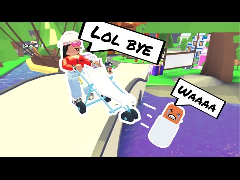 ABANDONING BABIES IN ROBLOX | TROLLING | ROBLOX