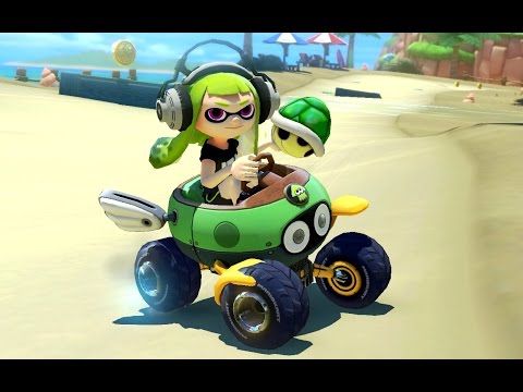 Mario Kart 8 Deluxe - 200cc Crossing Cup (Inkling Girl Gameplay - New Character) - UCg_j7kndWLFZEg4yCqUWPCA