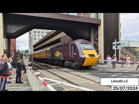 Lincoln High Street Level Crossing (25/07/2024)