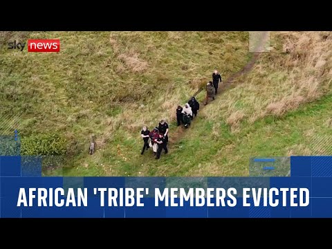 BREAKING: 'African tribe' members evicted after raid on Scottish wood