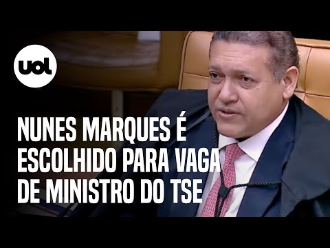 Nunes Marques é escolhido para vaga de ministro do TSE e assume lugar deixado por Lewandowski