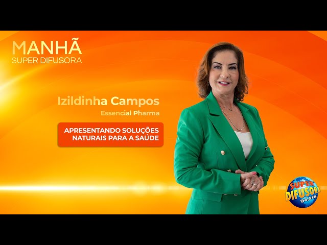 Izildinha Campos, da Essencial Pharma, vem ao Manhã Super Difusora desta terça-feira (29/07) para apresentar soluções naturais para a saúde.

#Radio #Brasil #Itapetininga #Saude #Natural