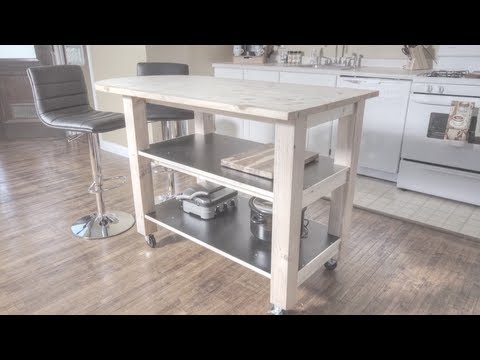 How to Build a Kitchen Island on Wheels - UCgyvzxg11MtNDfgDQKqlPvQ