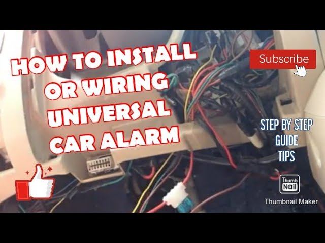 How to Install an Alarm System on a Car