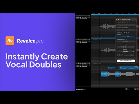 How To Instantly Create Vocal Doubles with Revoice Pro 5