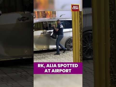 Ranbir Kapoor, Alia Bhatt Ignite Mumbai Tarmac with Adorable Raha Vibes