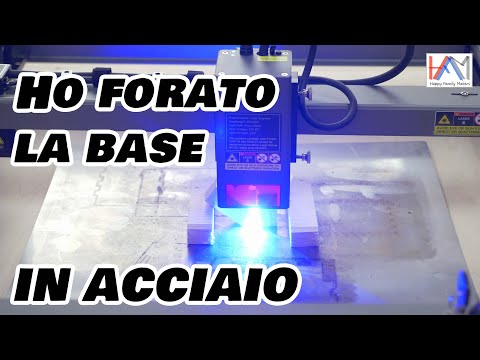Ho tagliato piastrelle e acciaio con il Falcon 2 della Creality