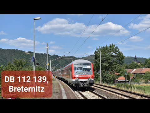 4K | WFL y- en n-Wagen + DB 112 139 komen door Breternitz als RE 42 naar Leipzig Hbf!