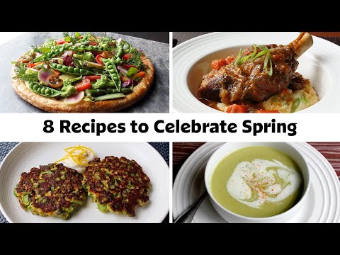 8 Seasonal Spring Recipes | Vegetable Tart, Beer-Braised Lamb Shanks, Fresh Asparagus Soup & More!