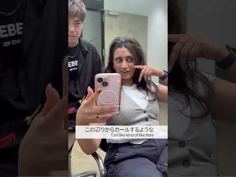【カウンセリング動画】海外からのお客様をご希望のヘアにチェンジ！英語対応できるスタッフも在籍中です♪ #album #albumhair #ヘアカット
