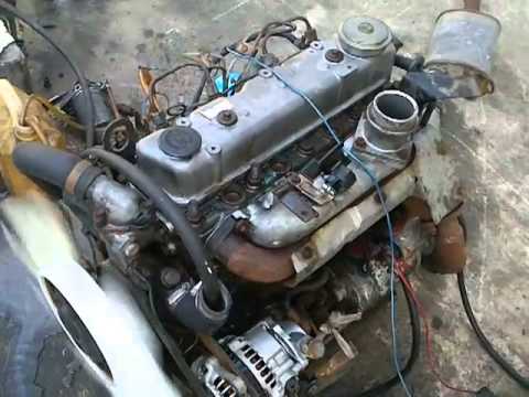 Nissan sd23 gearbox and engine #8