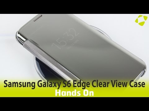 Official Samsung Galaxy S6 Edge Clear View Cover Case Hands On Review - UCS9OE6KeXQ54nSMqhRx0_EQ