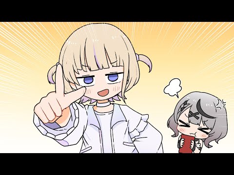 【手描き】番長に完全敗北してしまったクロヱ 【沙花叉クロヱ/轟はじめ/ホロライブ/切り抜き漫画】