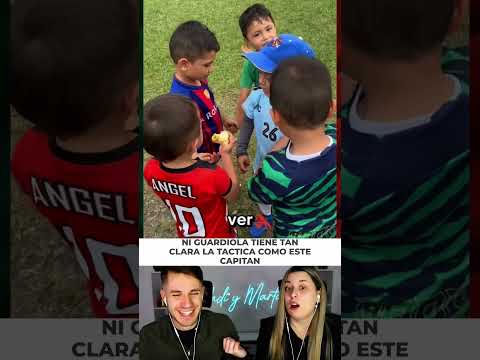 Niño capitán da la charla técnica más tierna a su equipo antes del partido ⚽👶