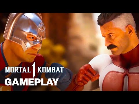 Mortal Kombat 1 Peacemaker vs Omni-Man High Level Gameplay