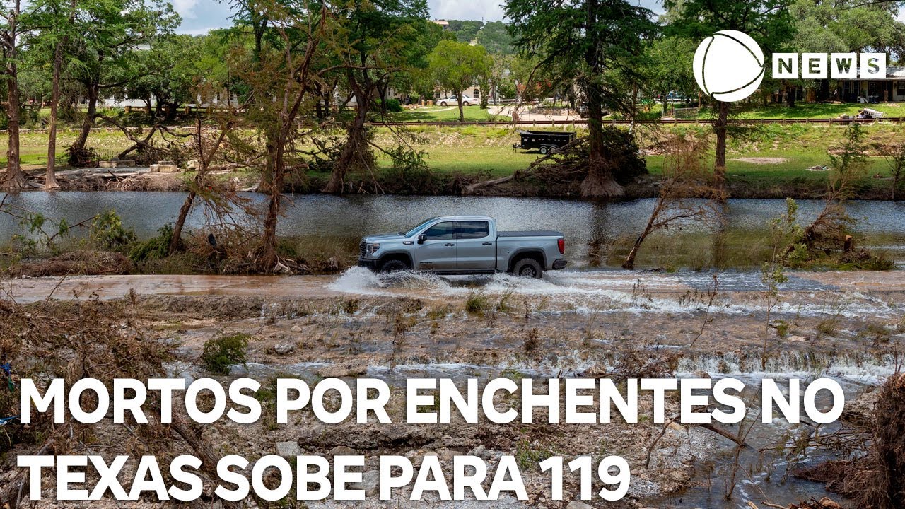 Número de mortos por enchentes no Texas sobe para 119