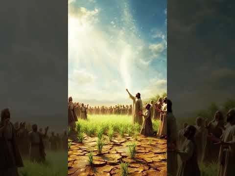 Jesus God’s Miracle Turned a Barren Land Into Green Harvest 🌿✨#miracleofjesus