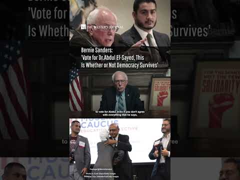 Sanders tells Michigan voters: Vote for Abdul, even if you don't agree with everything that he says.