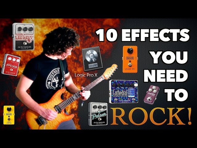 The Best Pedals for Rock Music