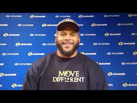 Aaron Donald On Second Super Bowl Experience, Friendship With Von Miller video clip