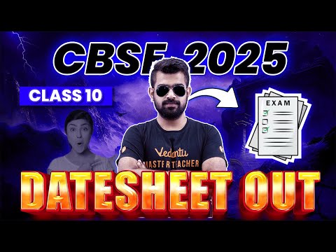 CBSE 2025 Date sheet Out | Class 10 | Shimon Sir?