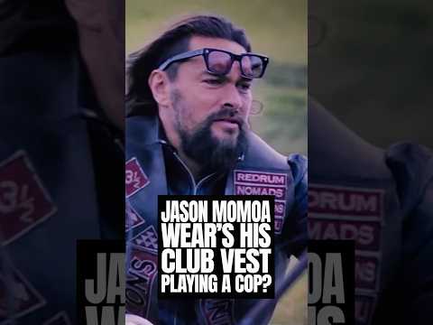 Why Jason Momoa Wore His RedRum MC Vest Playing a Cop 😱🔥