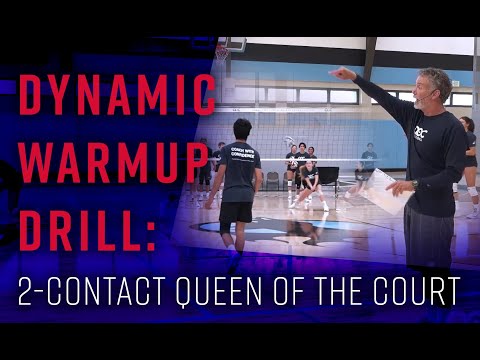 Dynamic warmup drill 2 contact Queen of the Court