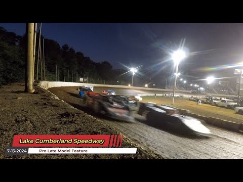 Lake Cumberland Speedway - Pro Late Models - 7/13/2024 - dirt track racing video image