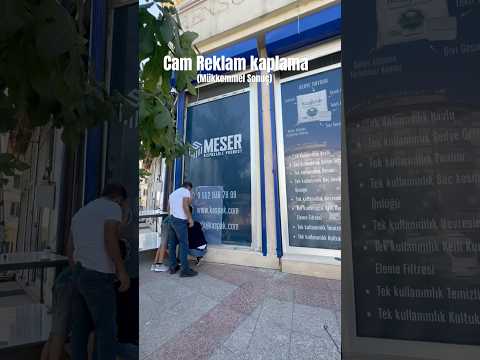 Cam giydirme, reklam giydirme