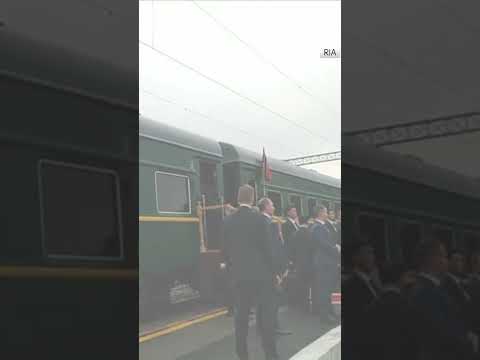 Kim Jong Un departs from Russia in armoured train after six-day tour