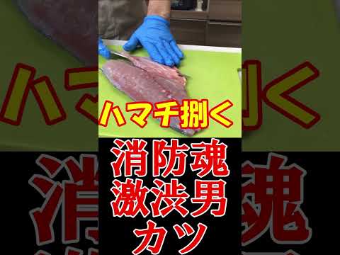 【消防魂】【魚捌き】還暦男がハマチ捌く