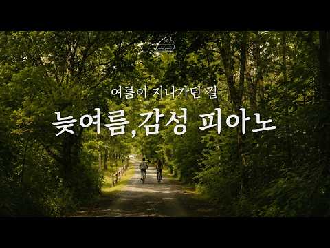 [Playlist] 여름이 지나가던 길🌿 늦여름의 아련한 감성 피아노 | 휴식음악, 독서음악, 작업음악