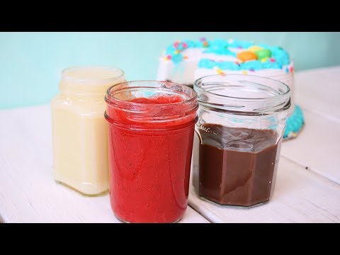 Ice Cream Sauce 3 Ways